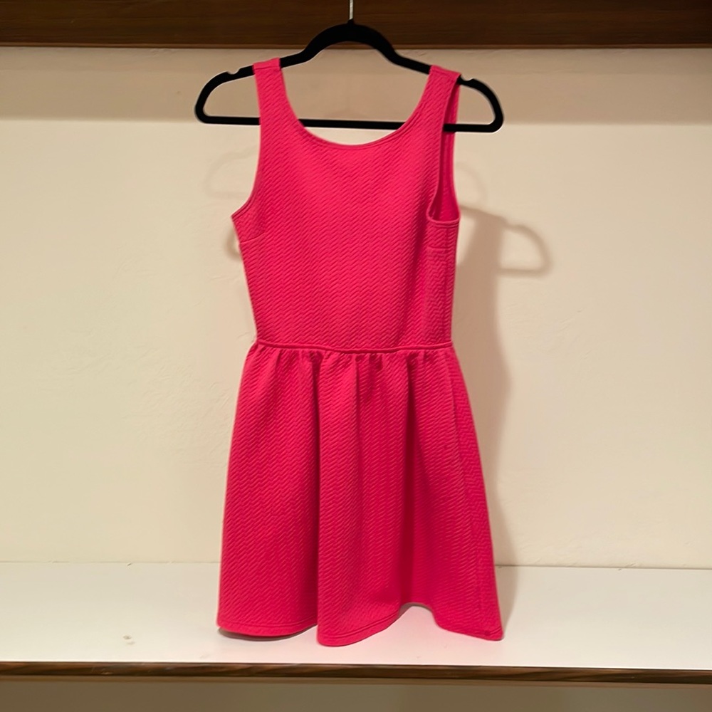 Small pink skater dress